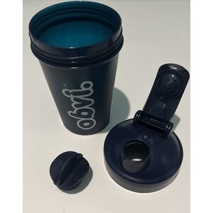 Blue Obvi Shaker Bottle 12oz Cup New BPA Free